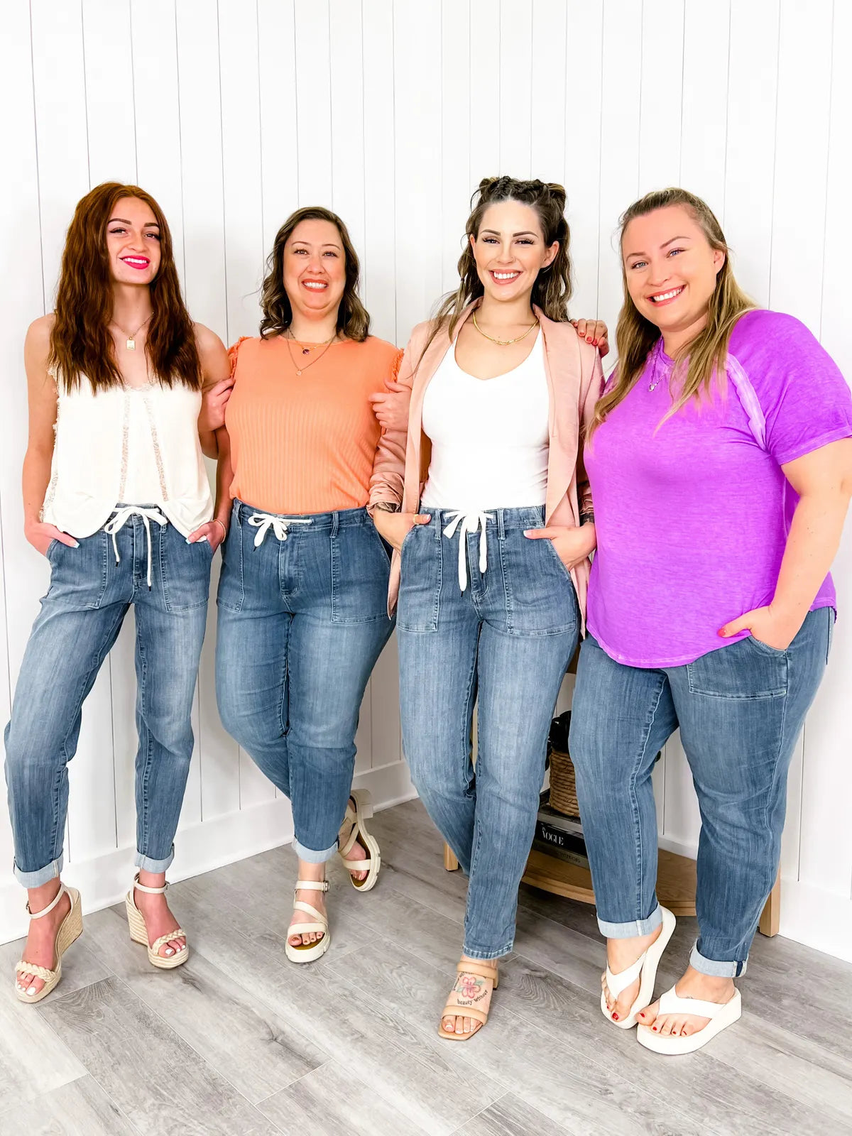 Ultra-comfortable elasticated jeans