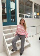 Anna knit sweater - Pink