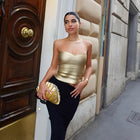 Gold Tube Top