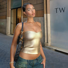 Gold Tube Top