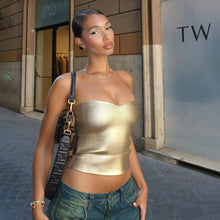 Gold Tube Top