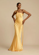 Belle satin maxi dress