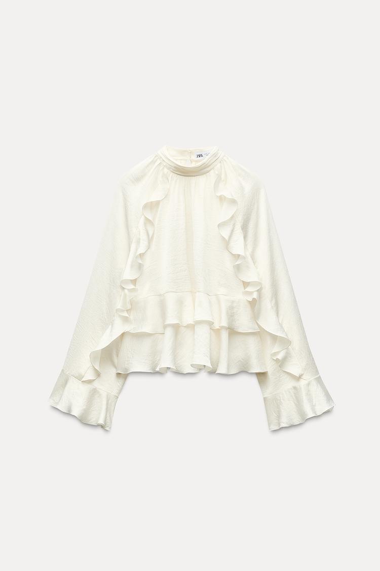 Elara | Ruffled Blouse