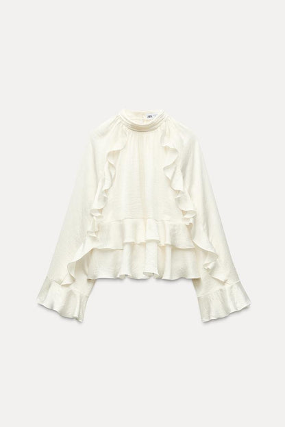 Elara | Ruffled Blouse