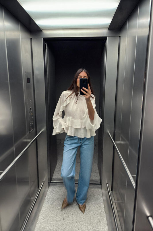 Elara | Ruffled Blouse