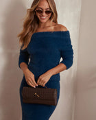 Emilia Clutch Bag - Coffee