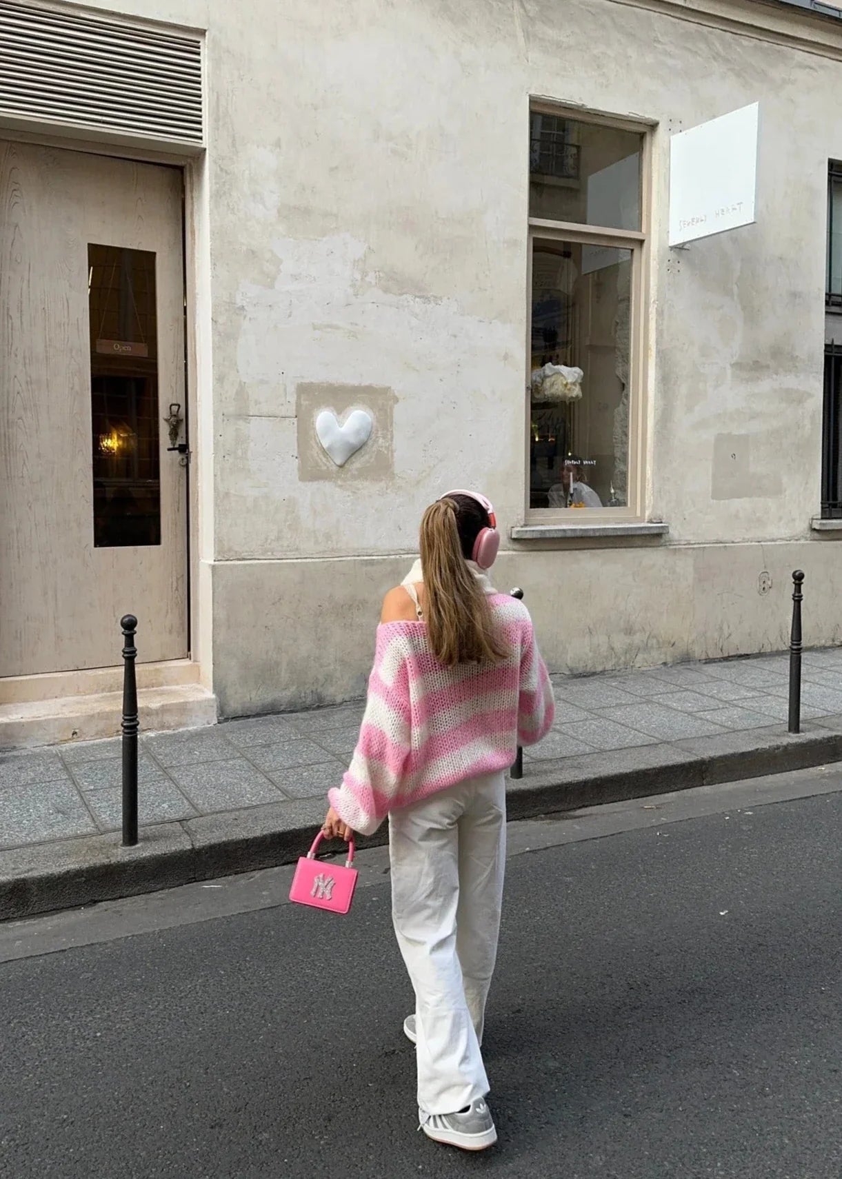 Anna knit sweater - Pink