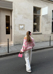 Anna knit sweater - Pink