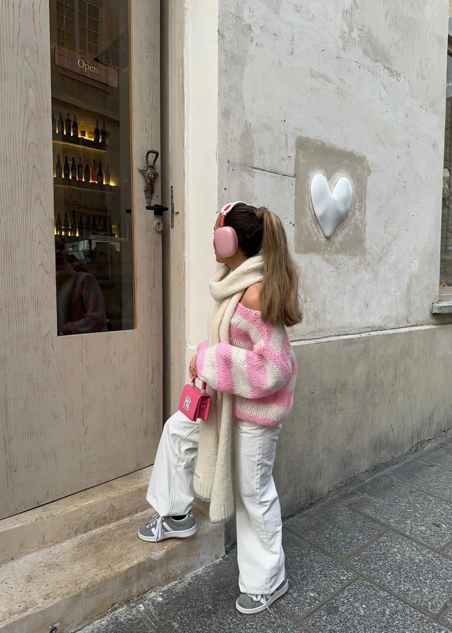 Anna knit sweater - Pink