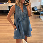 Dixie Denim Romper