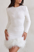 Claudia | Feather Dress