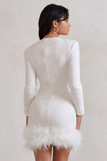 Claudia | Feather Dress